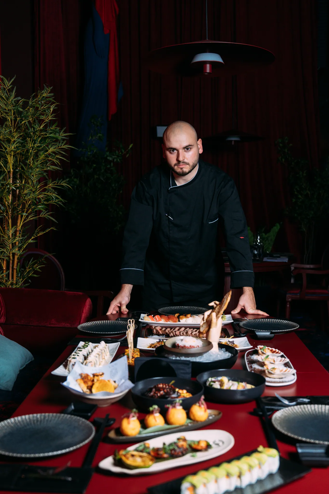 The chef at NOYA