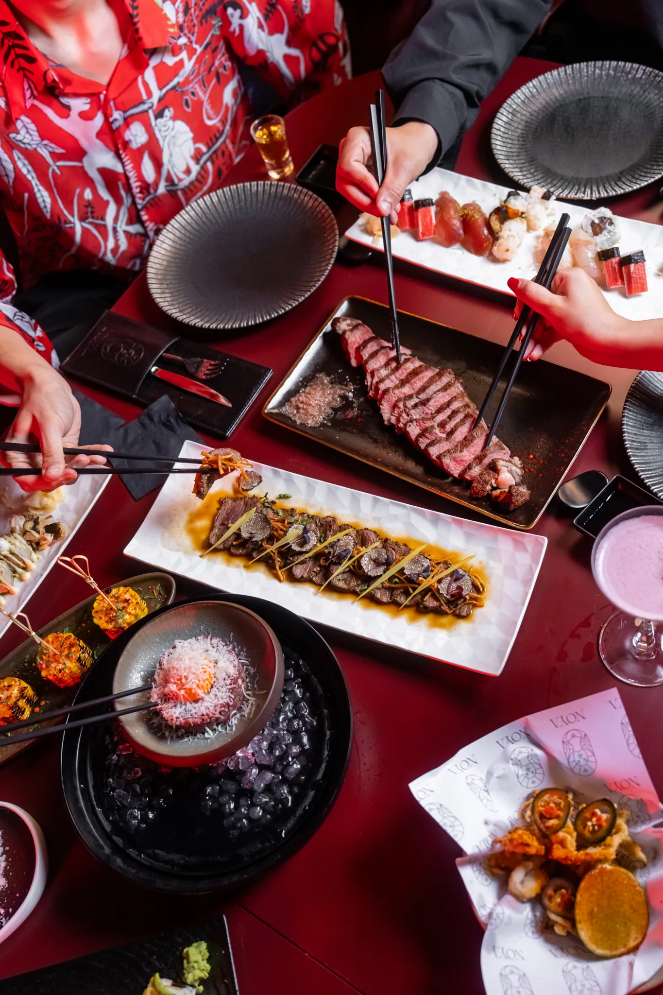 A table laid at NOYA