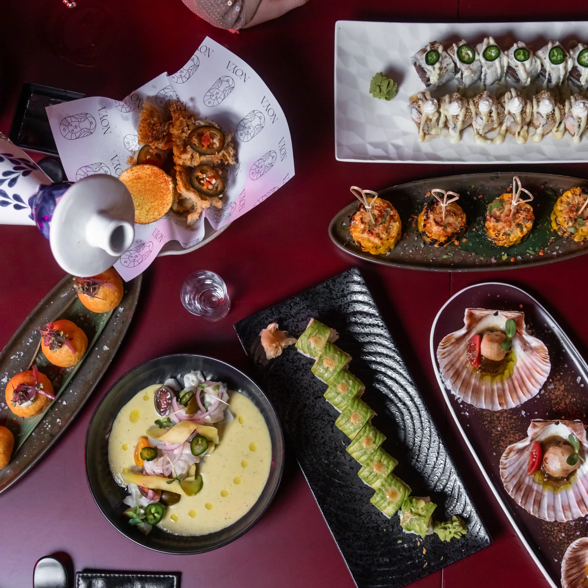 A table laid at NOYA